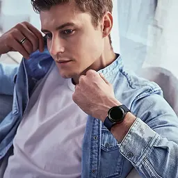 Ремінець силіконовий для смарт-годинника BeWatch Four Samsung Galaxy Watch 4/5/Pro Темно-синій (0133303) - мініатюра 5