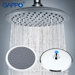 Тропічний душ Gappo G14, Ø200 мм, хром, Хром - мініатюра 2