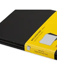 Записник Moleskine Cahier кишеньковий, Клітина Чорний (QP312) - мініатюра 2
