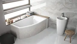 Ванна акрилова Radaway Sitera 150x85 права + ножки + сифон (WA1-32-150x085PS) - мініатюра 3