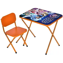 Дитячий столик складаний зі стільчиком Bambi M 5961-7 помаранчевий