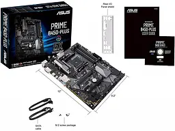 Материнская плата Asus PRIME B450-PLUS - миниатюра 6
