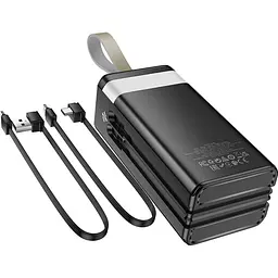 Зовнішній акумулятор Hoco DB58A Plentiful 40000mAh 22.5W Black [161896] - мініатюра 4