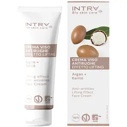 Крем для обличчя Intra Bio Skin Care Argan & Shea Butter Anti-Wrinkle з ліфтинг-ефектом проти зморшок для зрілої шкіри 50 мл