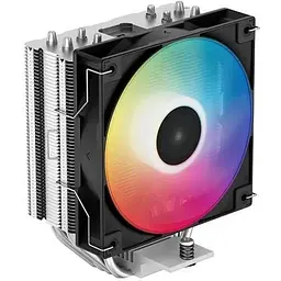 Кулер для процесора DeepCool AG400 LED чорний алюміній 1x120 мм для Intel 115x/1200/1700/775 AMD AMx/FMx