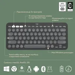 Клавіатура та мишка бездротові 902 XPRO чорний (43172-_283) - мініатюра 4
