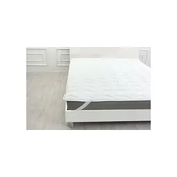 Наматрацник MirSon Eco Light №1712 EcoSilk Air-Soft звичайний на резинці по кутах White 90x190 см (2200002888233)