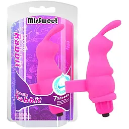 Вібратор на палець Chisa Sweetie Rabbit Pink - мініатюра 4