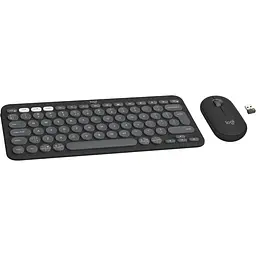 Комплект (клавіатура + миша) Logitech Pebble 2 Combo Graphite (920-012239) UA [141507] - мініатюра 2