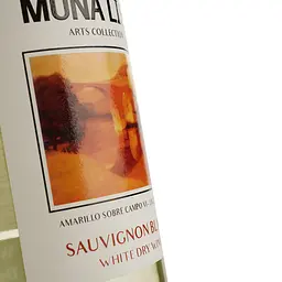 Вино Mona Lisa Sauvignon Blanc, біле, сухе, 0,75 л - мініатюра 3