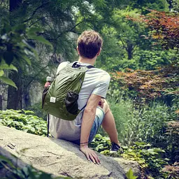 Рюкзак компактний надлегкий Naturehike Ultralight Naturehike NH17A012-B, 18 л, зелений - мініатюра 7