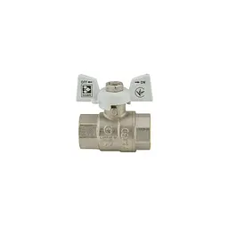 Кран кульовий Koer 1/2" ГГМ (KR.217.W) білий KR0177 - мініатюра 3