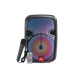 Акустична система XO F51 Colored Jade Outdoor RGB Bluetooth Speaker Чорна