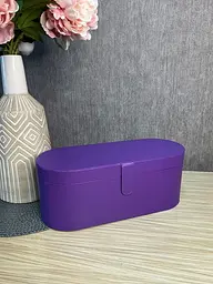 Стайлер + Коробка 5 в 1 HAIR BRUSH Styler для різних типів волосся з функціями надання об’єму, випрямлення, укладання Фіолетовий - мініатюра 4