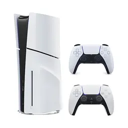 Консоль Sony PlayStation 5 Slim Blu-ray 1TB + 2 Геймпада бездротових DualSense White + гарантія Б/В