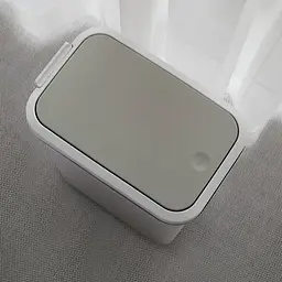 Відро для сміття MBM My Home з кришкою 10 л сіре (BIN-04 10L GRAY) - мініатюра 7