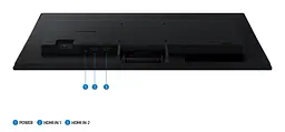 Монiтор Samsung 24" Essential S3 LS24F320 (LS24F320GAIXUA) IPS Black 120Hz - мініатюра 8