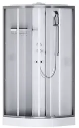 Душовий бокс AM.PM X-Joy 90x90 1/4 кола прозоре скло хром матовий W94C-401A-090MT