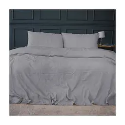 Постільна білизна MirSon №20-02 Waffle Gray 172х210 двоспальний (2200011032863)