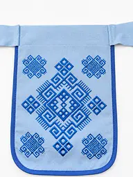Ладунка з вишивкою Орнамент Блакитна, кишенька з вишивкою, гаман жіночий - мініатюра 2