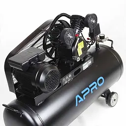 Компресор двоциліндровий пасовий Apro OFBD-100 2,2кВт 402 л/хв 100 л 30412 - мініатюра 9