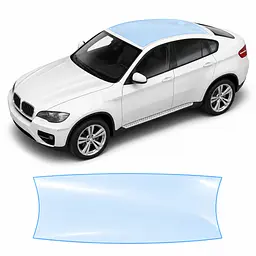 Антигравійна захисна бронеплівка за лекалами для BMW X6 E71 2008-2014 - зона даху