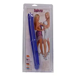 Двосторонній фалоімітатор Twinzer Double Dong 12 inch 32 см фіолетовий - мініатюра 2