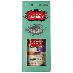 Ром Compagnie des Indes Single Cask Panama, 13 yo, 43%, 0,7 л, у подарунковій упаковці - мініатюра 4
