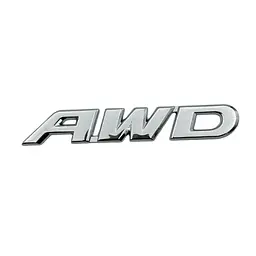 Емблема напис AWD хром 151×24мм метал (на скотчі)