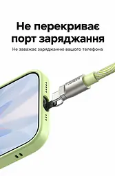 Кабель-ремінець UGREEN L508 USB-C - USB-C 60 Вт 1,2 м рожевий (35510) - мініатюра 8
