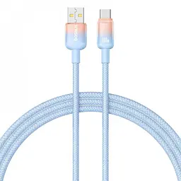 Кабель Baseus Discolor Series Fast Charging Type-C 100W (1m) blue (P10374903311-00)