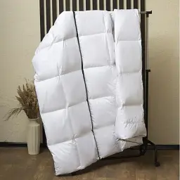 Набір MirSon пуховий №10010 Imperial Style зима ковдра 200х220 см + 2 подушки білий (2200010810738) - мініатюра 3