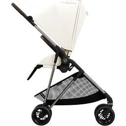Коляска Cybex Melio Cotton White з бампером біла (522002659) - мініатюра 6