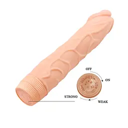Вібратор Barbara Bob Vibrator 8,8" Flesh - мініатюра 7