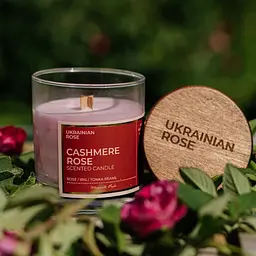 Свічка ароматизована мала Ukrainian Rose 200 мл - мініатюра 4