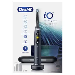 Електрична зубна щітка Oral-B iO 9 чорна - мініатюра 2