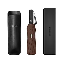 Парасолька Xiaomi Zuodu Automatic Umbrella (ZD001) Brown [68846] - мініатюра 3