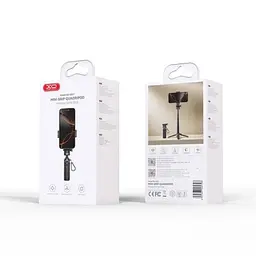 Мульті-Монопод XO SS21 3 in 1 Multi-function Mini BT Selfie Stick / Camera Aid Чорний - мініатюра 6