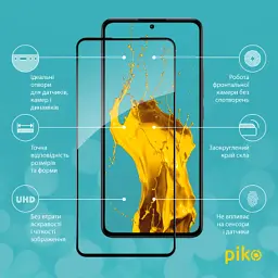 Скло захисне Piko Full Glue Xiaomi 13T Black (1283126582561) - мініатюра 2