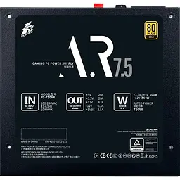 Блок живлення 1stPlayer PS-750AR (AR-GLD-750-BK-EU) [140572] - мініатюра 6
