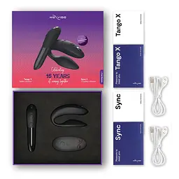 Подарунковий набір We-Vibe 15 Year Anniversary Collection (Sync 2 + Tango X) - мініатюра 5