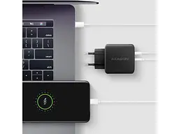 Мережевий зарядний пристрій AXAGON USB-C 45 W Black (ACU-PQ45) - мініатюра 5
