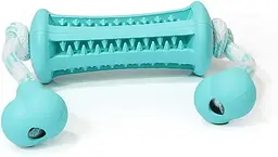 Іграшка для закладки ласощів з мотузкою Derby Rubber Dog Chew Toy Stick, Large Блакитний - мініатюра 3