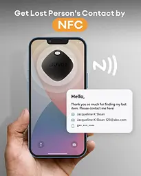 Локатор ATUVOS Keys Finder 2 Pack, Bluetooth Luggage Tracker Працює з Apple Find My (тільки iOS), Item Locator GPS Tracker - мініатюра 3