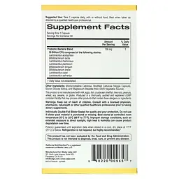 Пробіотики і пребіотики California Gold Nutrition LactoBif 30 Probiotics 60 вегакапсул - мініатюра 2