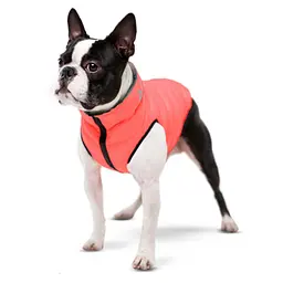 Курточка для тварин Airy Vest двостороння М 40 коралово-сіра (1846) - мініатюра 2