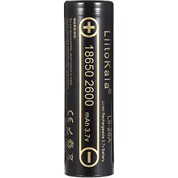 Акумулятор LiitoKala 18650 2600mAh Li-ion 1шт (Lii-26A) [173778]