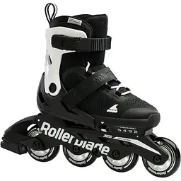 Ролики Rollerblade Microblade 2023 28-32 Black/White (1012-07221900-787-28-32) - мініатюра 4