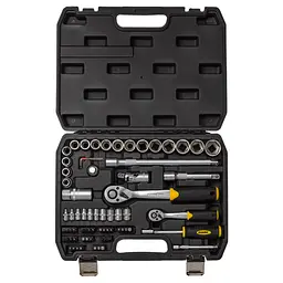 Набір насадок торцевих і біт Sigma 1/4", 1/2" 72 шт CrV mid (6003741) - мініатюра 6