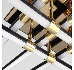 Стельова LED-люстра Artlight W180/6BK+GD 88 Вт, 3 режими світла, чорно-золота, 68,5×68,5 см, від 16-25 м² - мініатюра 5